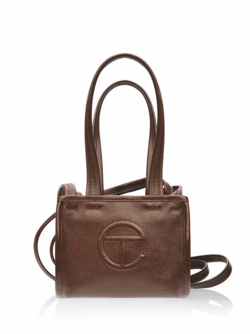 Telfar x Wilson’s Leather Brown Leather Mini Tote